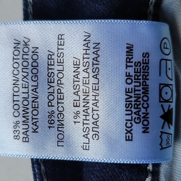 Silver Jeans Suki Mid Capri Dark Wash Size 28 - Picture 12 of 13